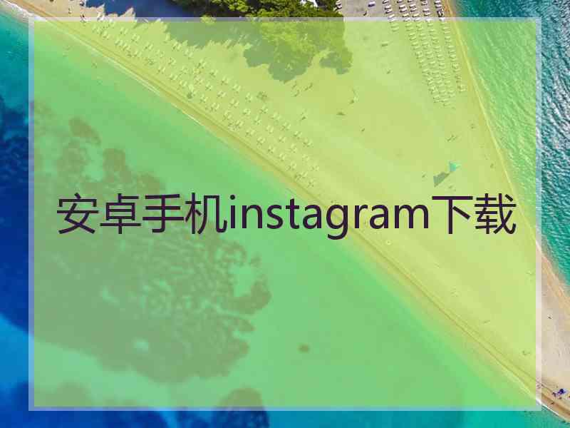 安卓手机instagram下载