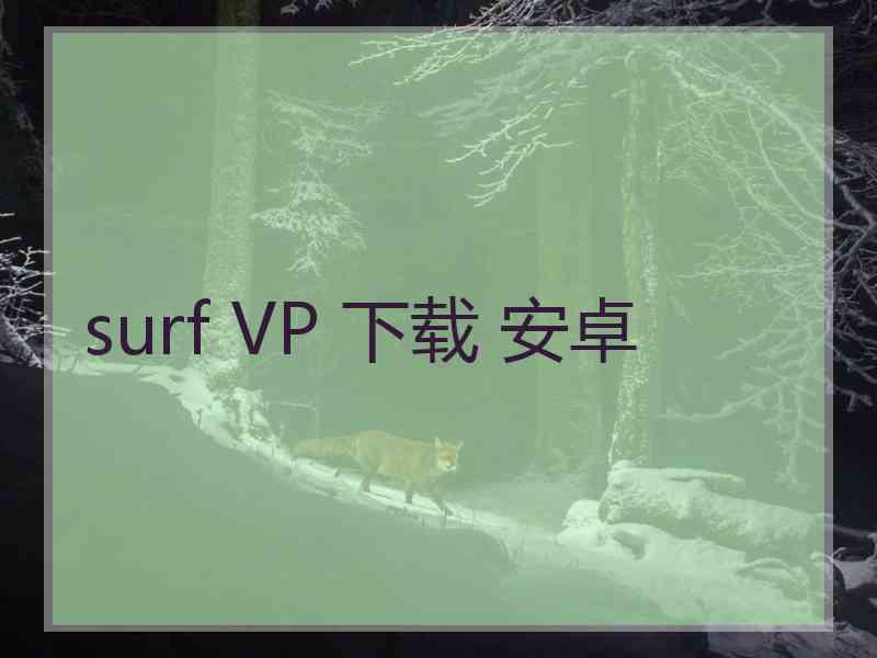surf VP 下载 安卓