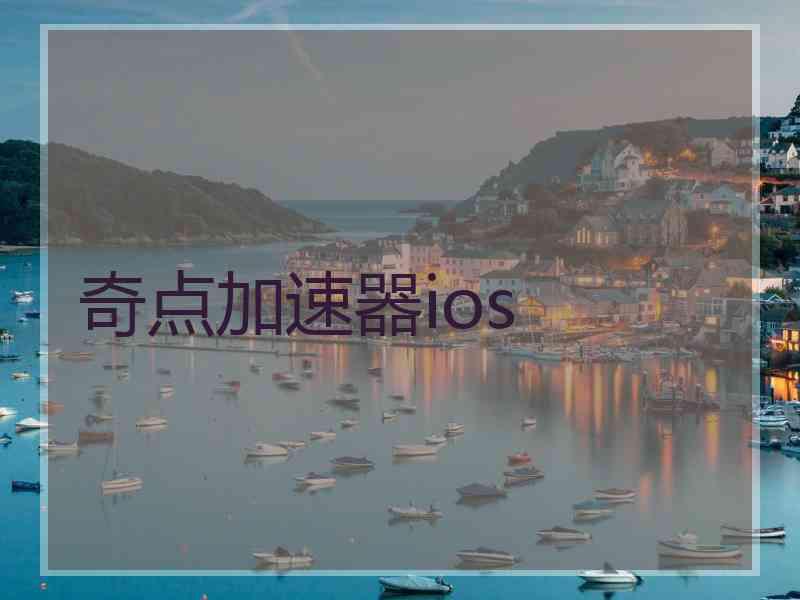 奇点加速器ios