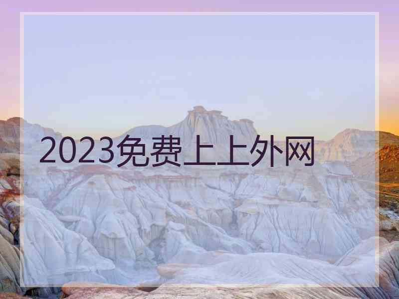 2023免费上上外网