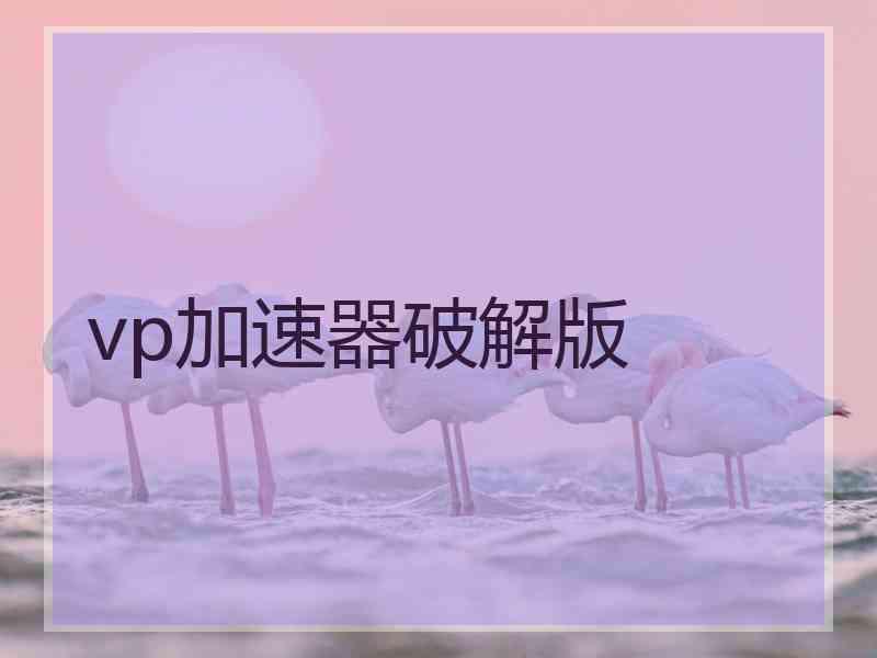 vp加速器破解版