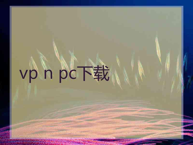 vp n pc下载