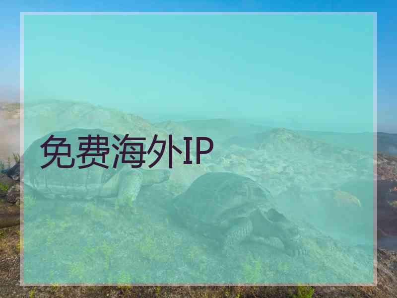 免费海外IP