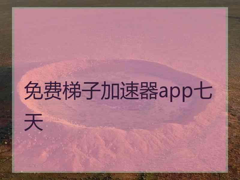 免费梯子加速器app七天