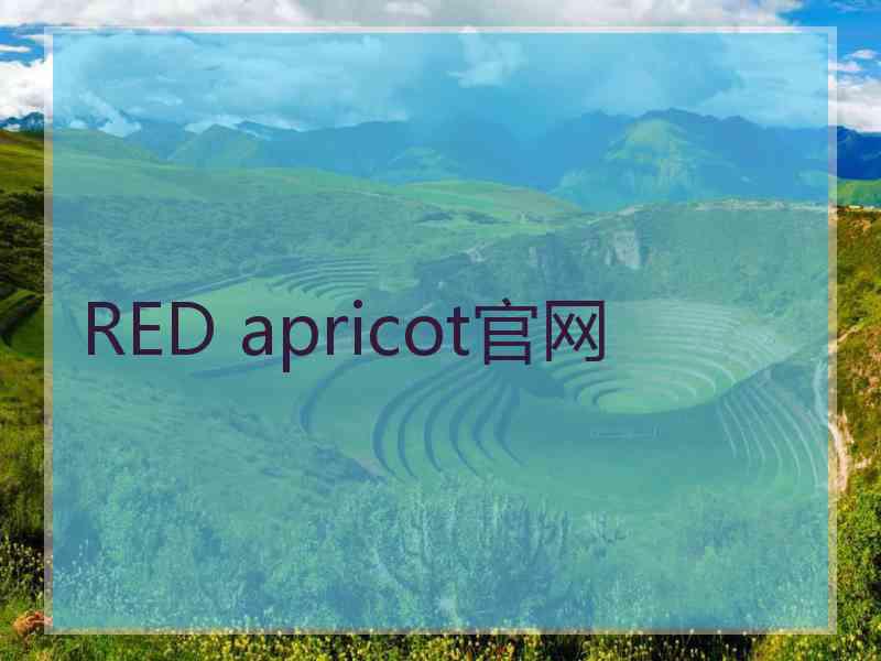 RED apricot官网