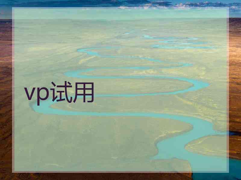vp试用