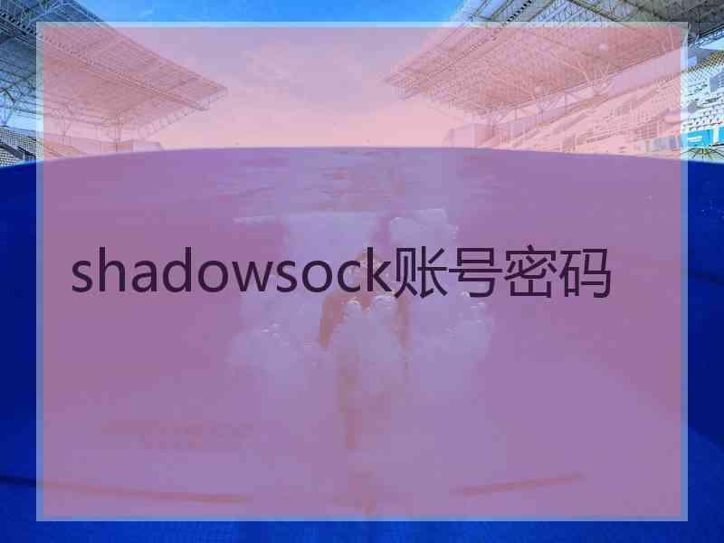 shadowsock账号密码