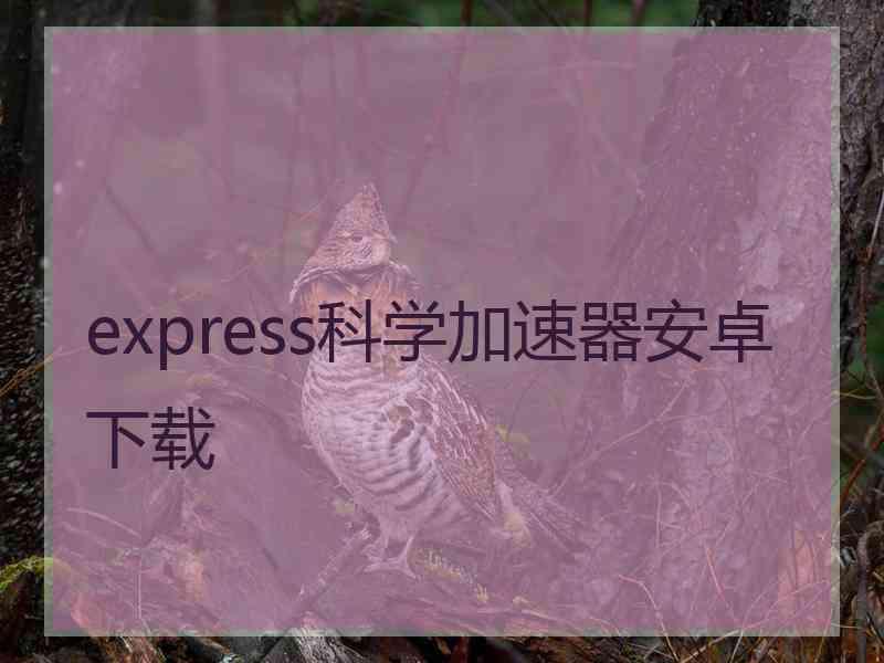 express科学加速器安卓下载