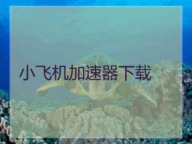小飞机加速器下载