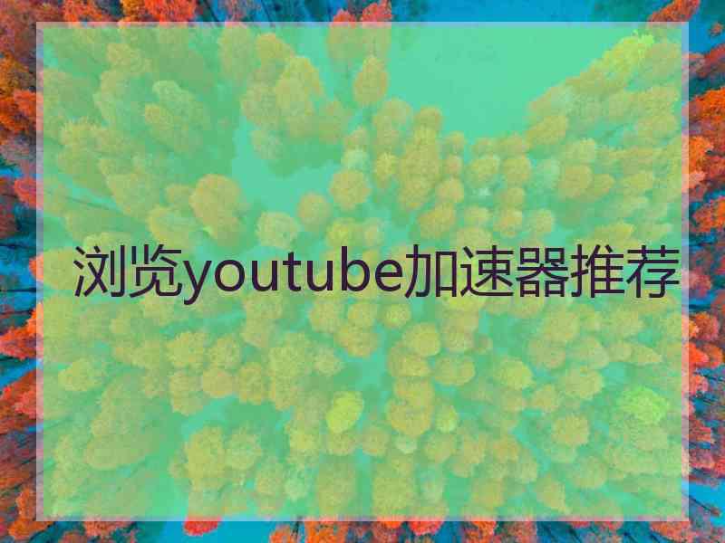 浏览youtube加速器推荐