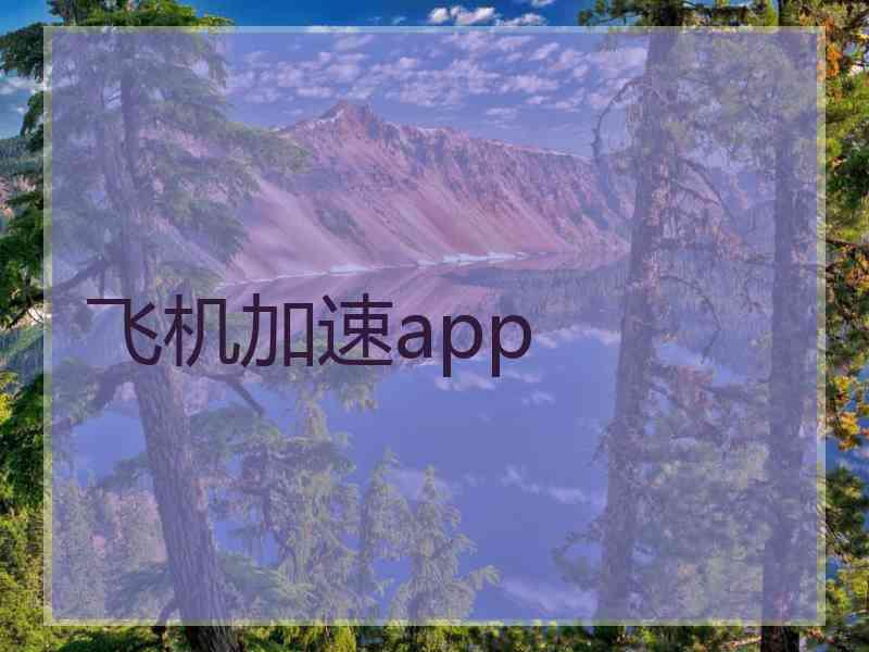 飞机加速app