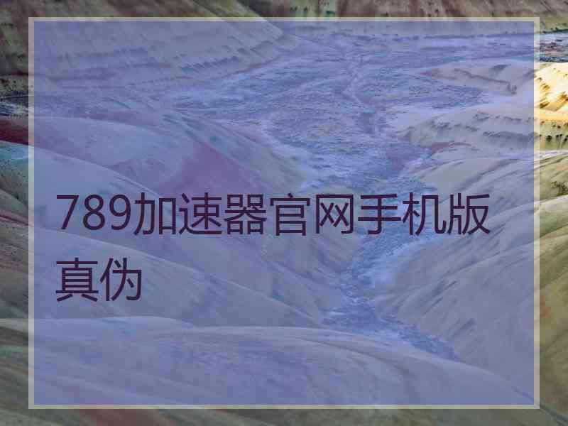 789加速器官网手机版真伪