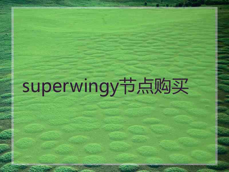 superwingy节点购买