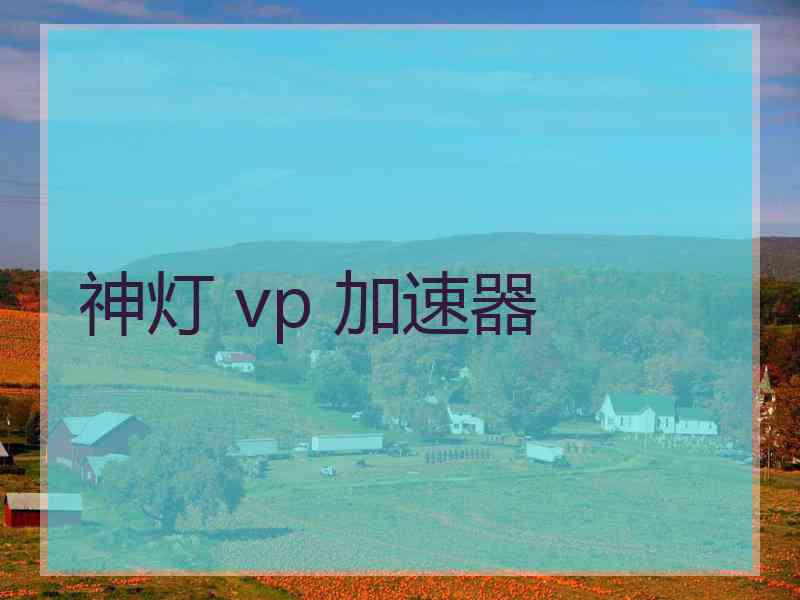 神灯 vp 加速器