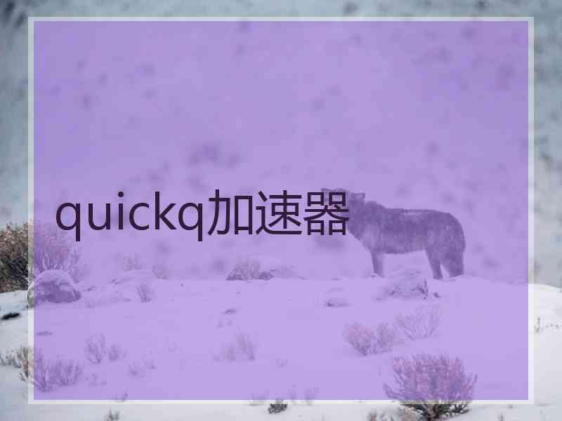 quickq加速器