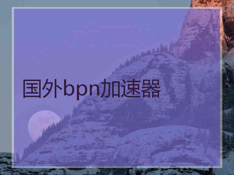 国外bpn加速器