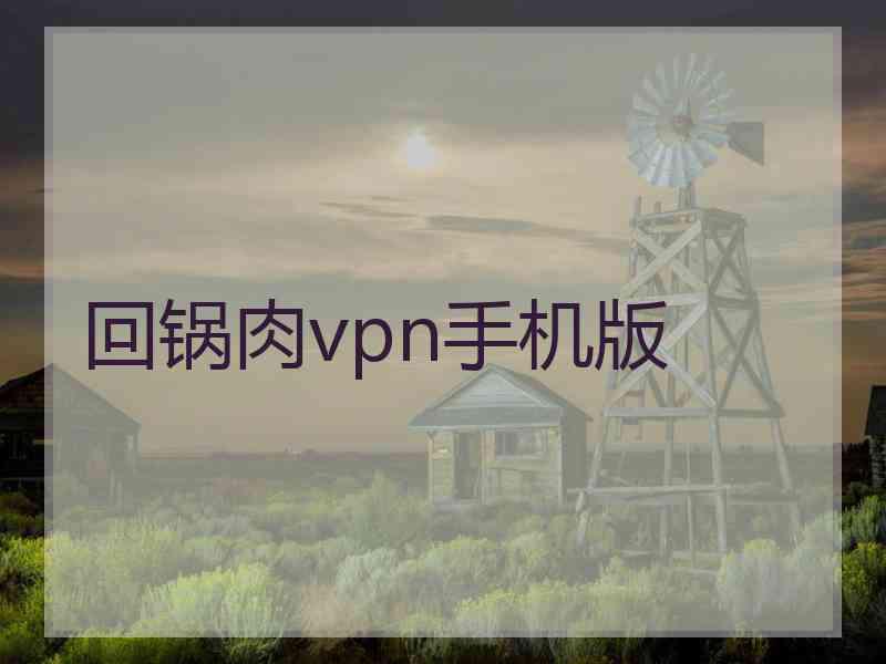 回锅肉vpn手机版