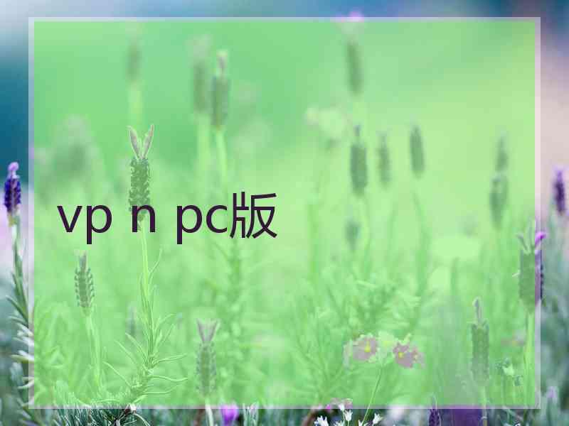 vp n pc版