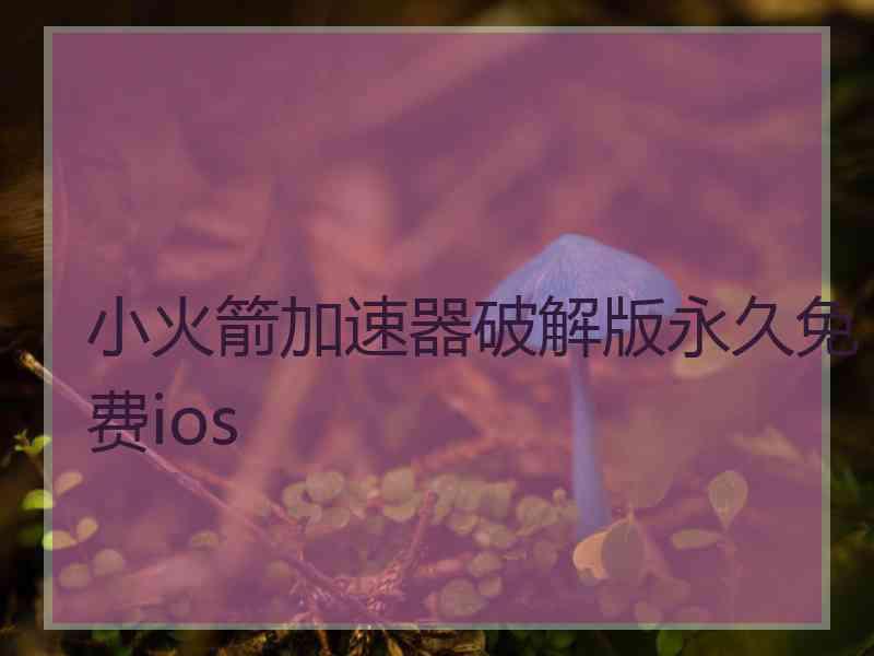 小火箭加速器破解版永久免费ios