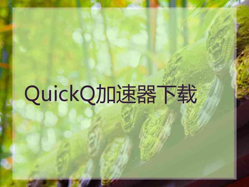 QuickQ加速器下载