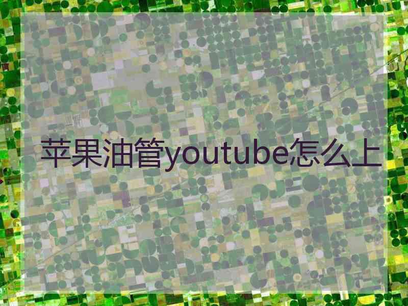 苹果油管youtube怎么上