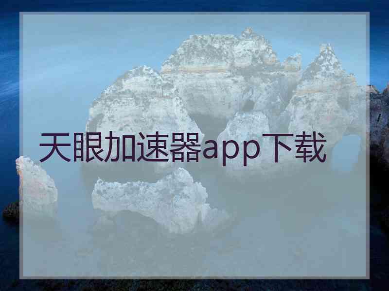 天眼加速器app下载