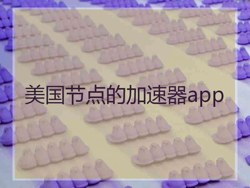 美国节点的加速器app